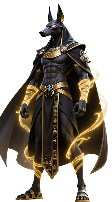 Morvaynedrake Anubis character