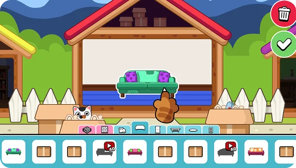 My Kitten Home gameplay screenshot